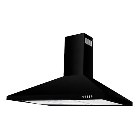 CATA UBSCH100BK 100cm Black Chimney Hood