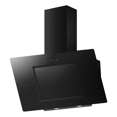 CATA ANG90BK 90cm Black Angled Glass Hood