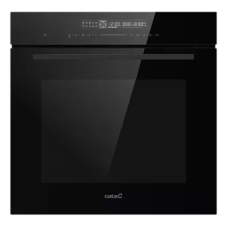 CATA CAT72MFBK 60cm Black True Fan 72L TC Oven Black Handle