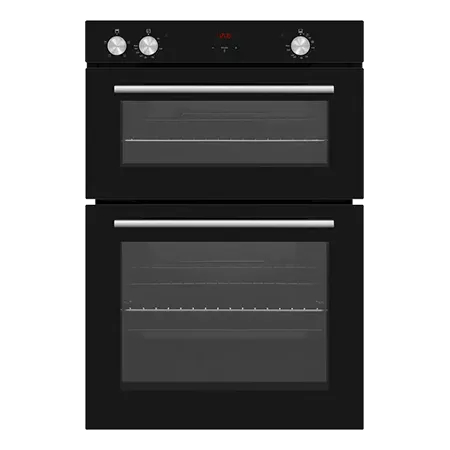 CATA UBDO901BK 90cm Black 77L/37L Double Oven with Touch Programmer
