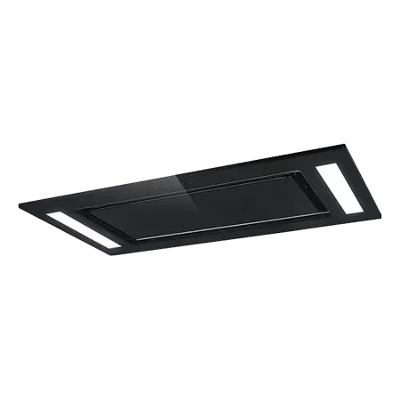 CATA UBSDCH902BK 90cm Black Glass Ceiling Hood