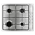 CATA UBGHFFJ60LPG 60cm Stainless 4 Burner LP Gas Hob