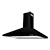 CATA UBSCH100BK 100cm Black Chimney Hood