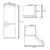 CDA Florence-Tea-Rose 199cm High 60/40 Frost Free Fridge Freezer - Tea Rose