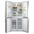 CDA PC880SC US Style Side by Side Fridge Freezer