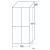 CDA PC880SC US Style Side by Side Fridge Freezer