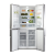 CDA PC88SS US Style Side by Side Fridge Freezer with A+ Energy Rating - Silver. Freestanding