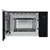 CDA VP400BL Built-in Compact Microwave with Grill - Black