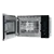 CDA VP400BL Built-in Compact Microwave with Grill - Black