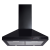 CDA ECH61BL 60cm Chimney Hood Black