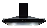 CDA ECR90BL 90cm Chimney Cooker Hood - Black CDA ECR90BL 90cm Chimney Cooker Hood - Black