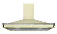 CDA ECR90CM 90cm Chimney Cooker Hood - Cream