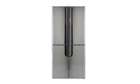 CDA PC88SS US Style Side by Side Fridge Freezer with A+ Energy Rating - Silver. Freestanding