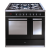 CDA RV921SS 90cm Twin Cavity Dual Fuel Range Cooker in Stainless Steel & Black Glass