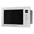 Candy CA38FL7NWXUK Built n Microwave with Grill, Stainless Steel