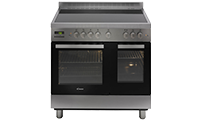 Candy CCV9D52X 90cm Electric Range Cooker with Twin Cavity Oven and 5 Zone Ceramic Hob Candy CCV9D52X 90cm Electric Range Cooker with Twin Cavity Oven and 5 Zone Ceramic Hob