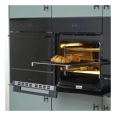 Caple C2106BG Built In Electric Single Oven, Black Glass