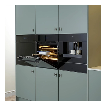 Caple C2106BG Built In Electric Single Oven, Black Glass