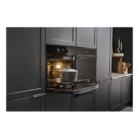 Caple C2362BG Built In Electric Single Oven,Black Glass