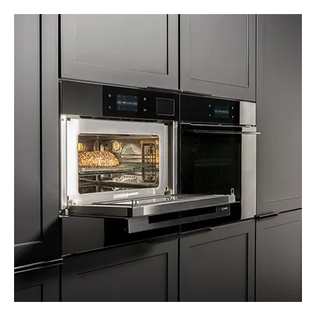 Caple C2601BG Smart Pyrolytic Single Oven - Black Glass