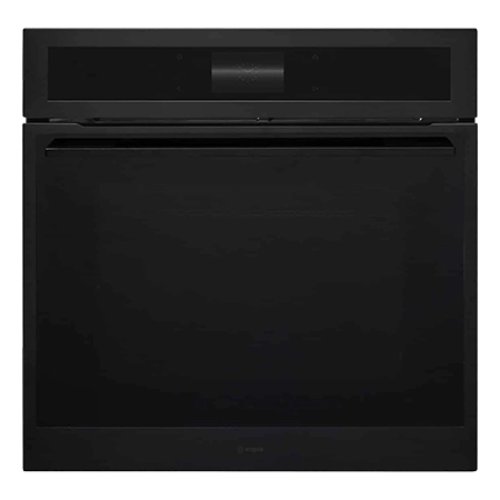 Caple C2601BS Built In Pyrolytic Electric Single Oven, Black Steel