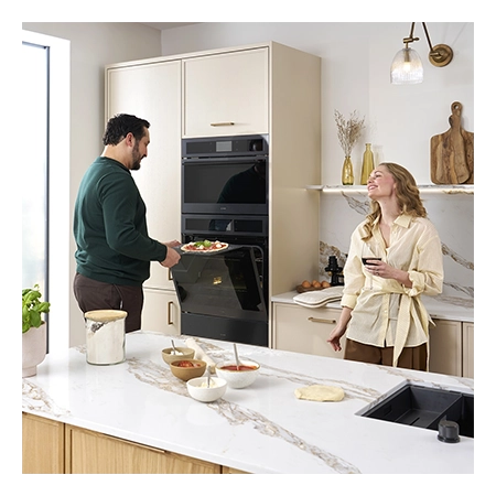 Caple C2601BS Built In Pyrolytic Electric Single Oven, Black Steel