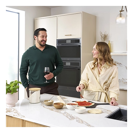 Caple C2601BS Built In Pyrolytic Electric Single Oven, Black Steel