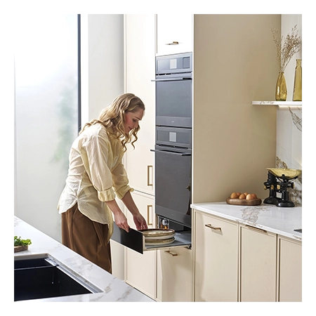 Caple C2601BS Built In Pyrolytic Electric Single Oven, Black Steel