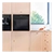 Caple C2601BS Built In Pyrolytic Electric Single Oven, Black Steel