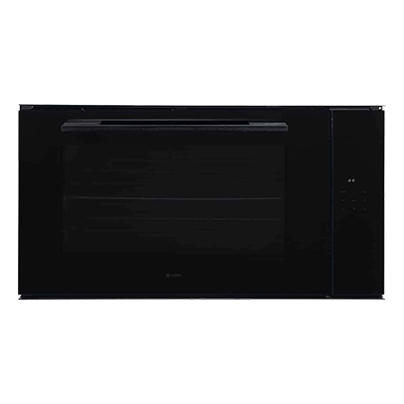 Caple C2902BG Built In 90cm wide Electric Single Oven, Black Glass