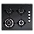 Caple C744G 58cm Built In Gas Hob, Black
