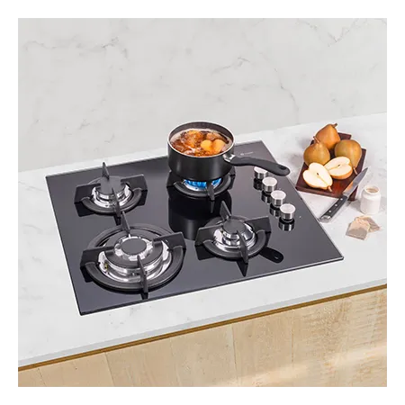 Caple C744G 58cm Built In Gas Hob, Black