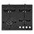 Caple C7561G 59cm Built In Gas Hob, Black