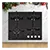 Caple C7561G 59cm Built In Gas Hob, Black