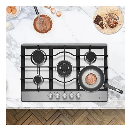 Caple C768G 75cm Built In Gas Hob, Stainless Steel