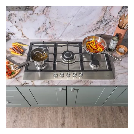 Caple C775G 86cm Built In Gas Hob, Stainless Steel