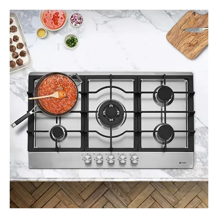Caple C775G 86cm Built In Gas Hob, Stainless Steel
