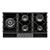 Caple C7895G 87cm Built In Gas Hob, Black/Stainless Steel