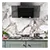Caple C789G 87cm Built In Gas Hob, Black/Stainless Steel