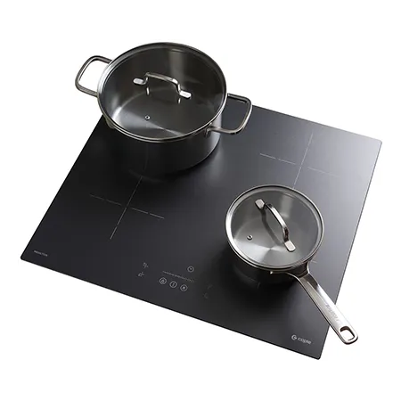 Caple C848IMB 59cm Built In Electric Induction Hob, Matt Black