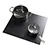 Caple C848IMB 59cm Built In Electric Induction Hob, Matt Black