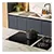Caple C848IMB 59cm Built In Electric Induction Hob, Matt Black