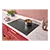 Caple C8641IMB 77cm Built In Electric Induction Hob, Matt Black