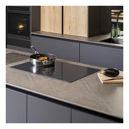 Caple C8641iGM 77cm Built In Electric Induction Hob, Gunmetal