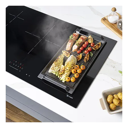 Caple C897i 90cm Built In Electric Induction Hob, Black