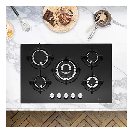 Caple C944G 75cm Built In Gas Hob, Black