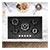 Caple C944G 75cm Built In Gas Hob, Black