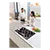 Caple C944G 75cm Built In Gas Hob, Black