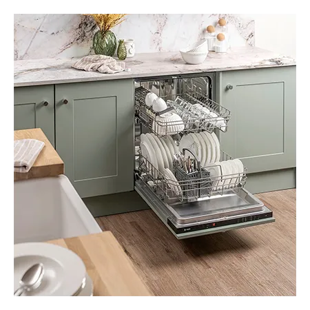 Caple DI633 60 cm fully Built In Dishwasher, Stainless steel