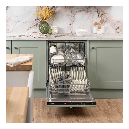 Caple DI633 60 cm fully Built In Dishwasher, Stainless steel
